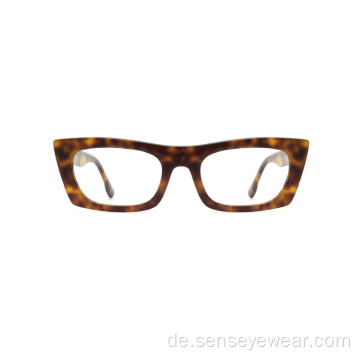 Frauen Mode Cat Eye Acetat optische Rahmenbrille